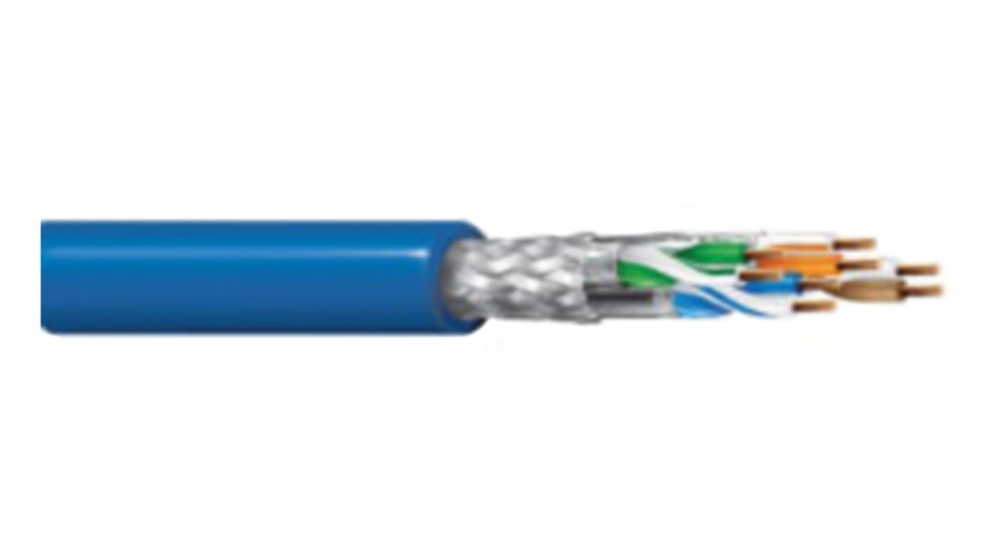 Kabel Ethernet Cat7 długość 500m Niezakończony Belden LSZH l. żył: 19 średnica 8.1mm