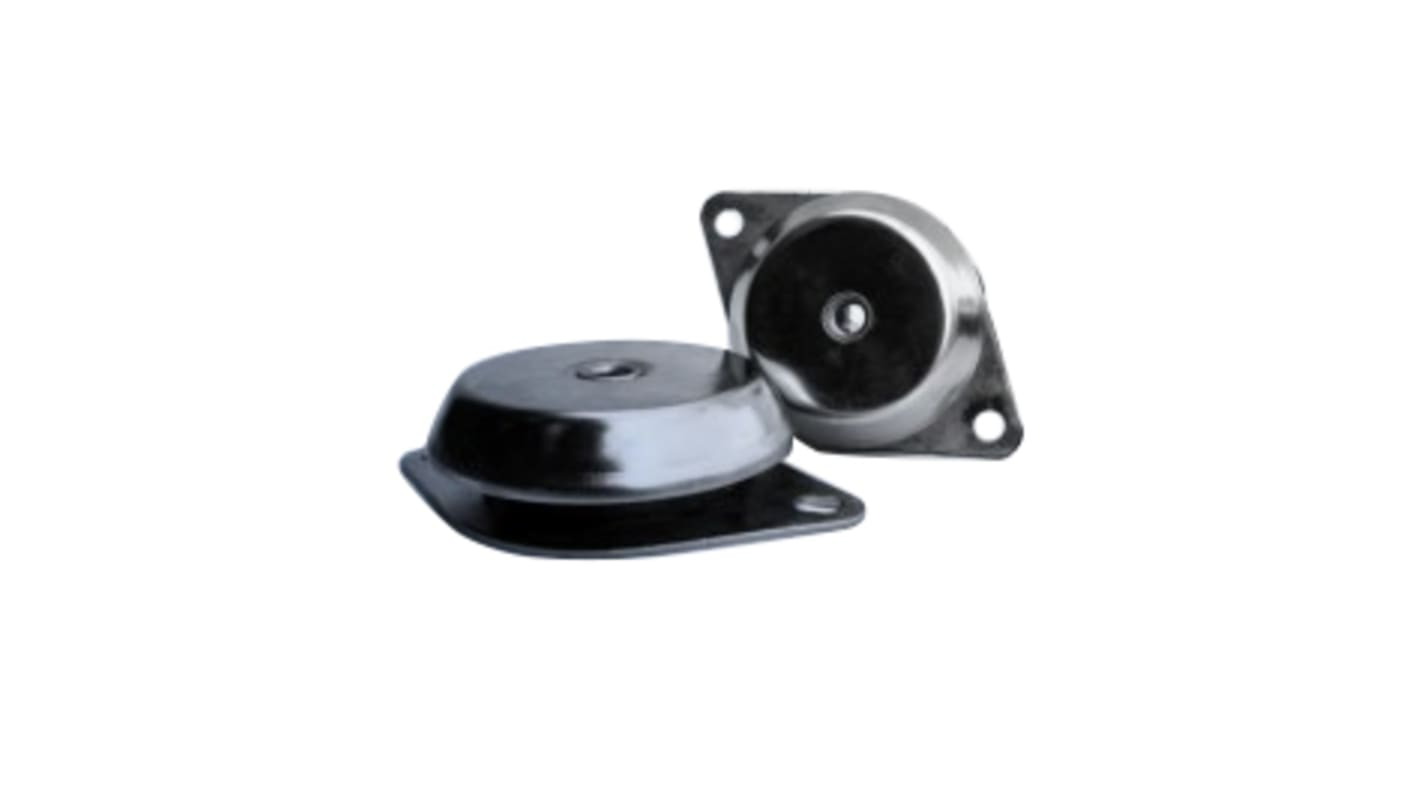 RS PRO M10 Anti Vibration Mount with 118kg Compression Load