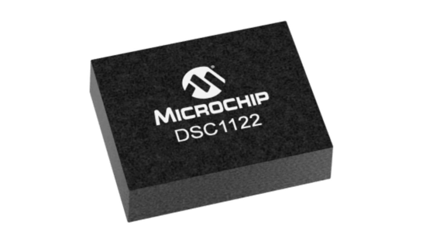 Microchip 156.25MHz MEMS Oscillator, 6-Pin VDFN, ±25ppm, DSC1122CI2-156.2500