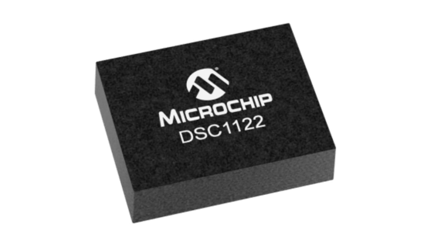 Microchip 156.25MHz MEMS Oscillator, 6-Pin VDFN, ±25ppm, DSC1122BI2-156.2500