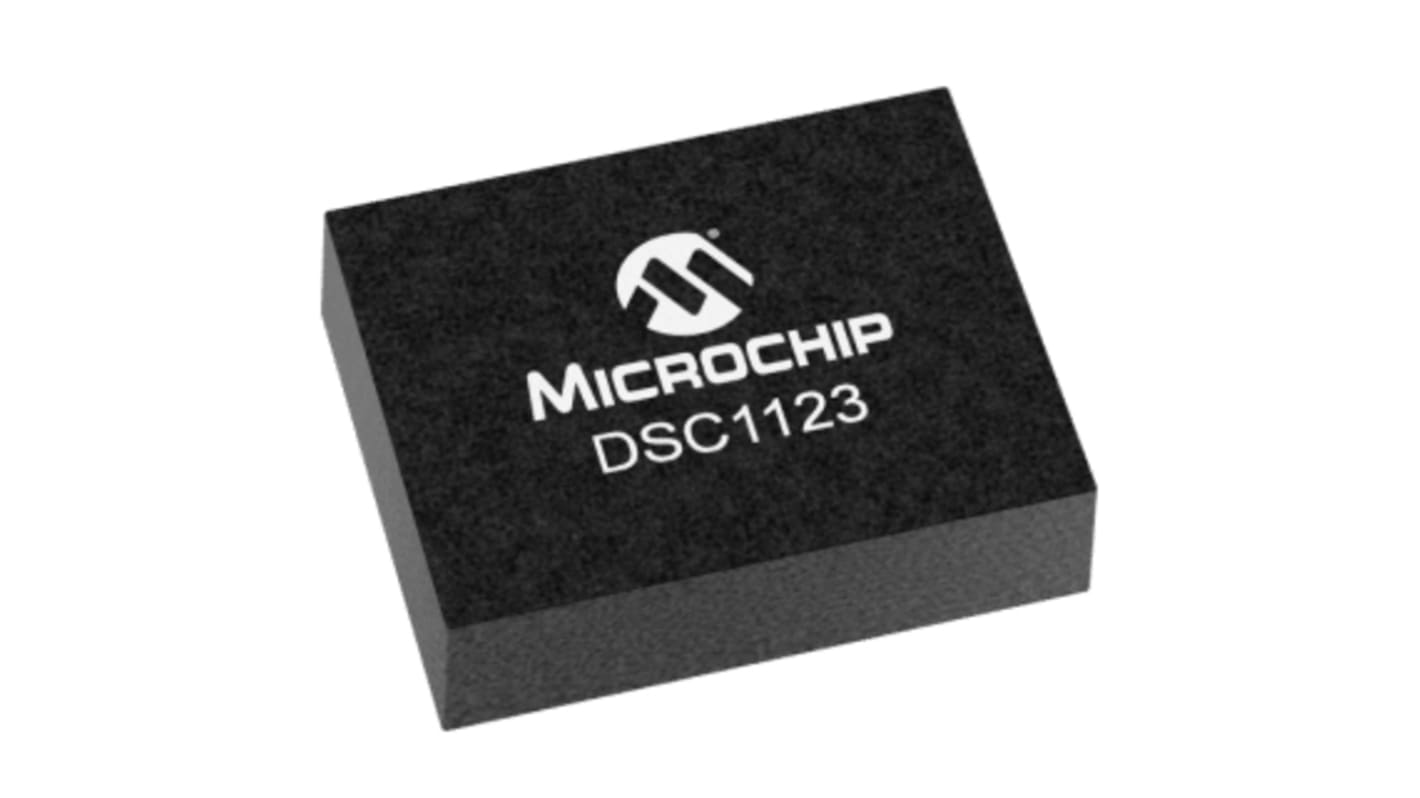 Microchip 150MHz MEMS Oscillator, 6-Pin VDFN, ±25ppm, DSC1123CI2-150.0000