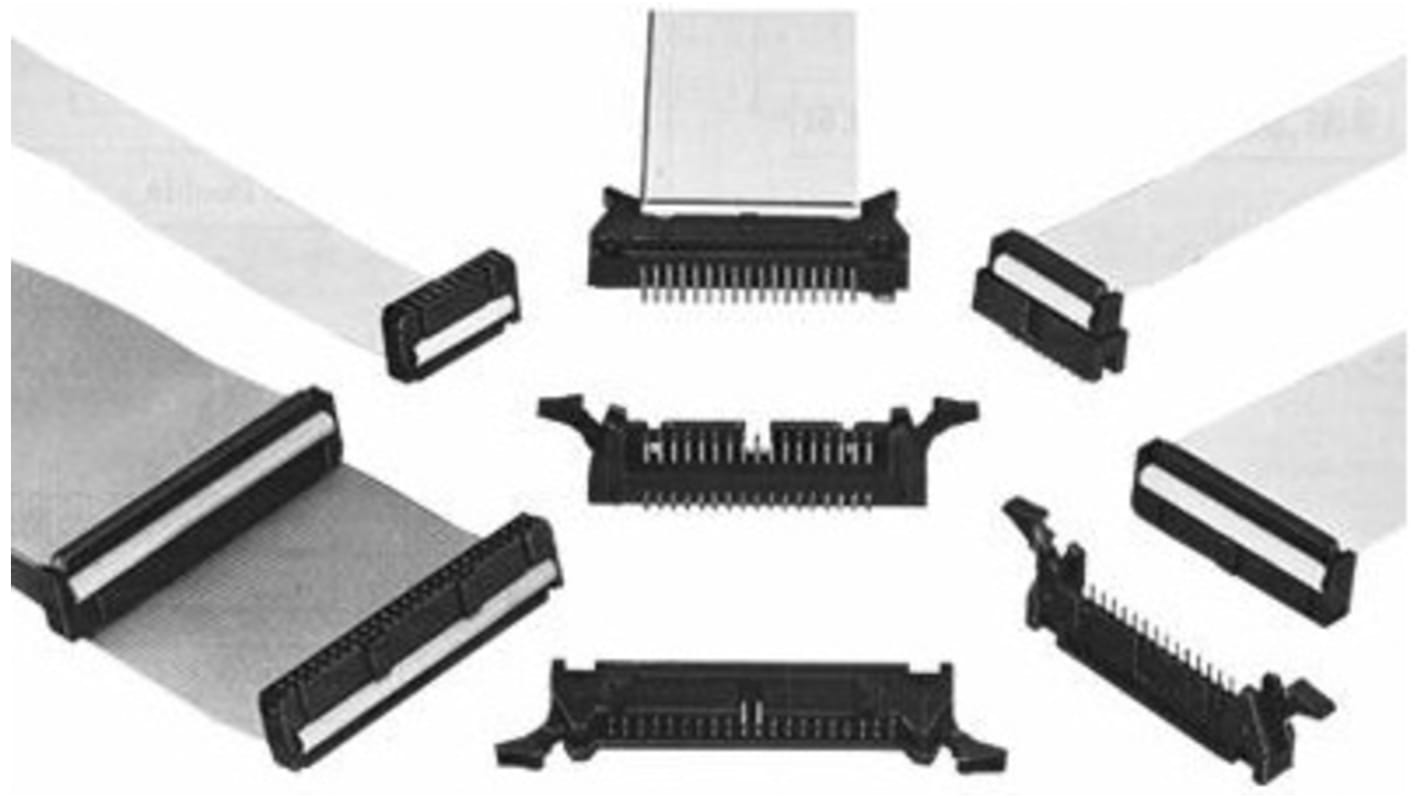 Hirose 10-Way IDC Connector Plug Through Hole Mount, 2-Row