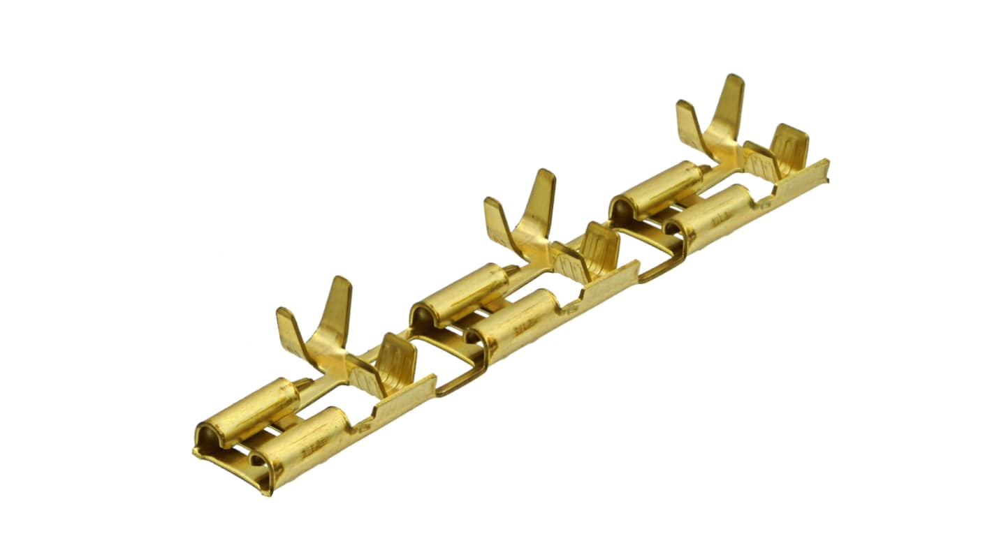 Terminal de lengüeta hembra JST SFO de crimpar, long. 14.1mm, de Latón estañado