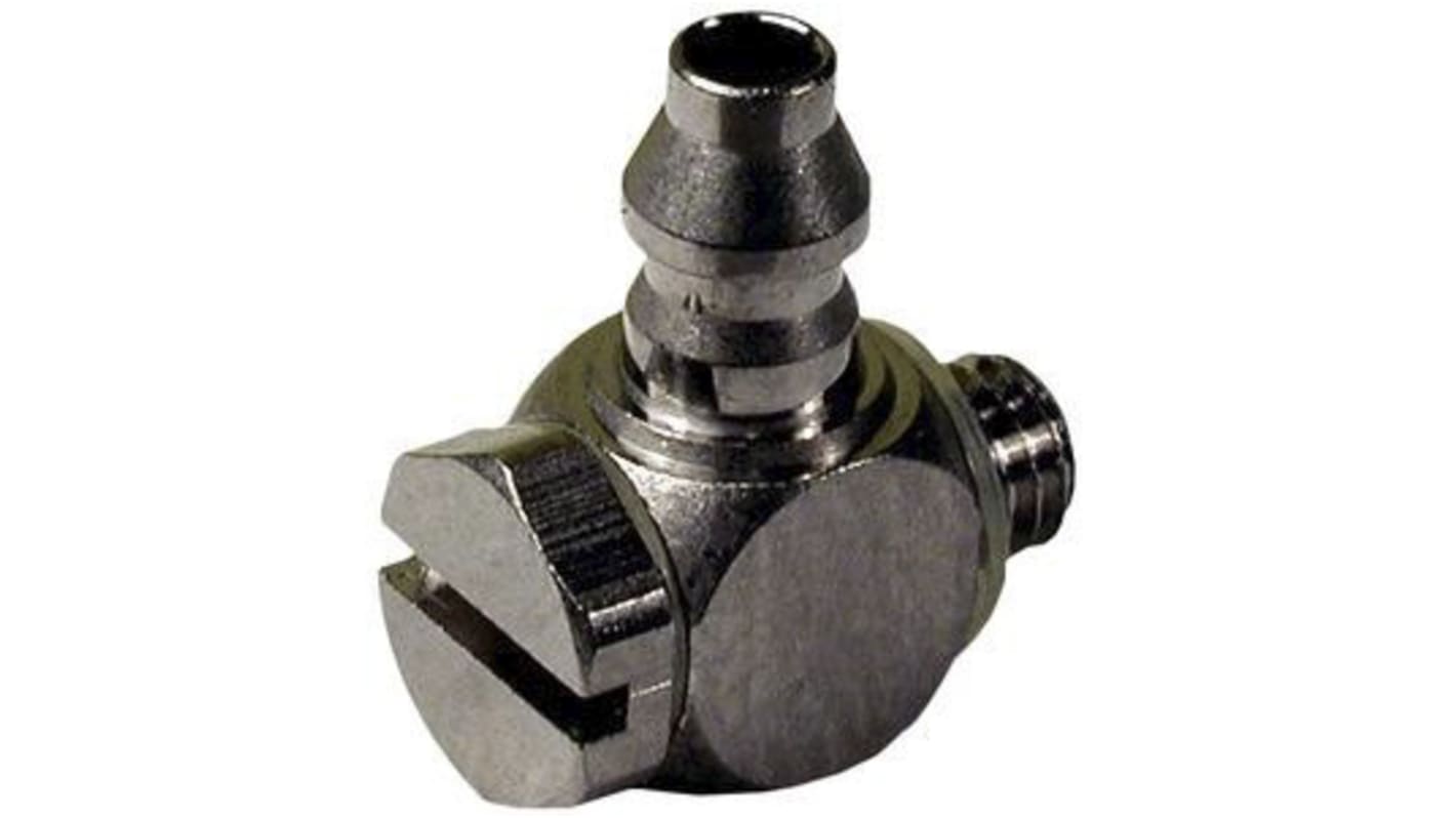 SMC M Series Straight Threaded Adaptor, M5 Male to Push In 6 mm, Threaded-to-Tube Connection Style