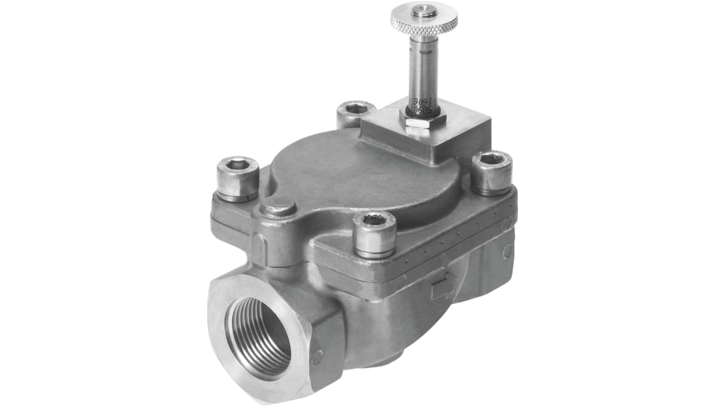 Festo 2/2 Pneumatic Solenoid Valve - Pilot G 3/8 VZWM Series