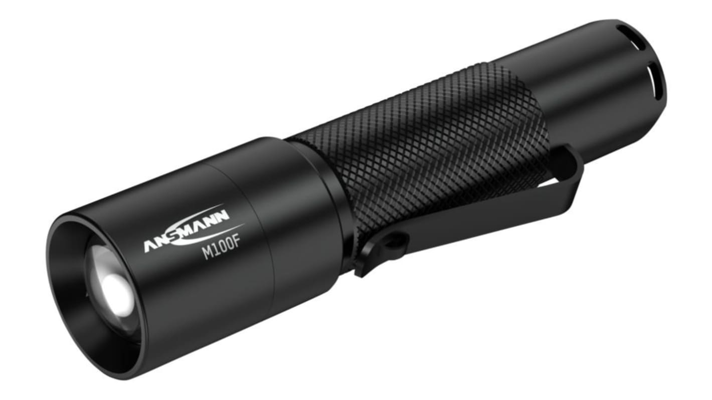 Ansmann LED Torch Black 115 lm, 104.3 mm
