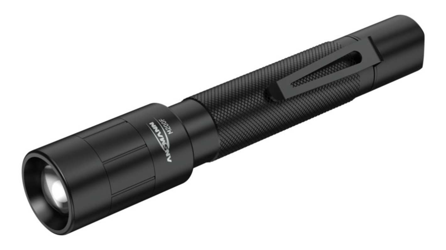 Linterna LED Mano Ansmann M200F, 240 lm, 120 m de alcance, IP54