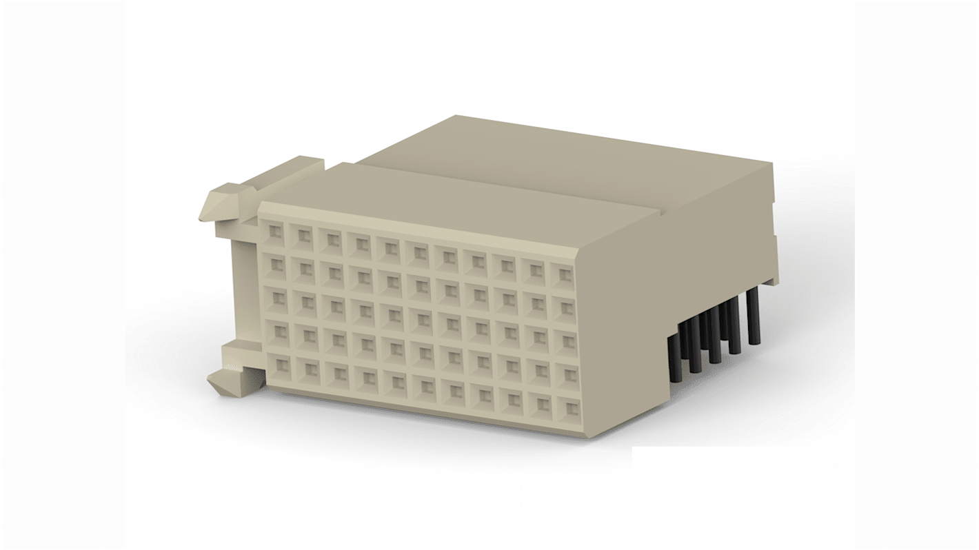 TE Connectivity, Z-PACK HM 2mm Pitch Hard Metric Type C ACTA Backplane Power Connector, Female, Right Angle, 11 Column,