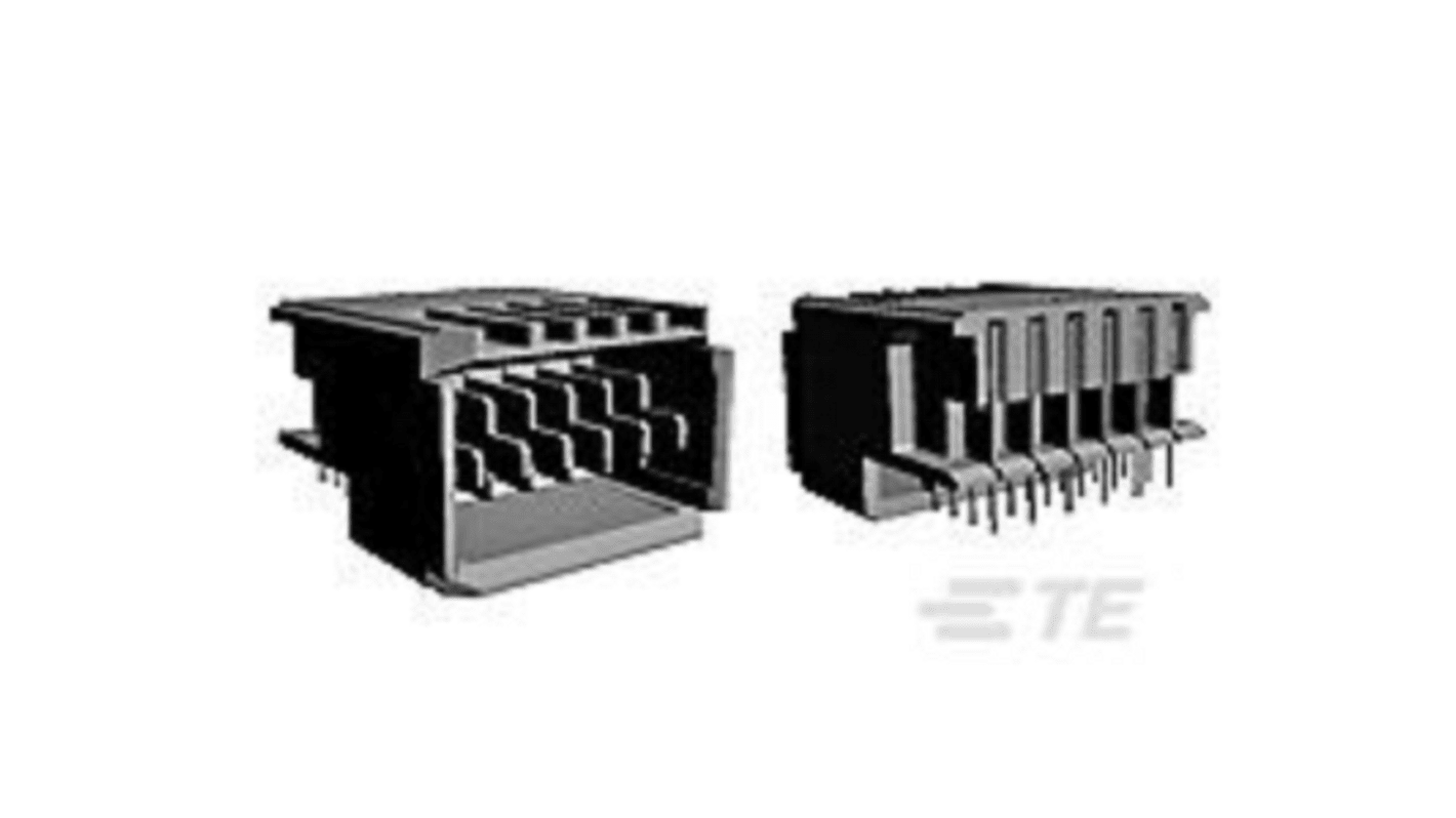 TE Connectivity, Z-PACK HM 2mm Pitch Backplane Connector, Right Angle, 1 Row, 4 Way