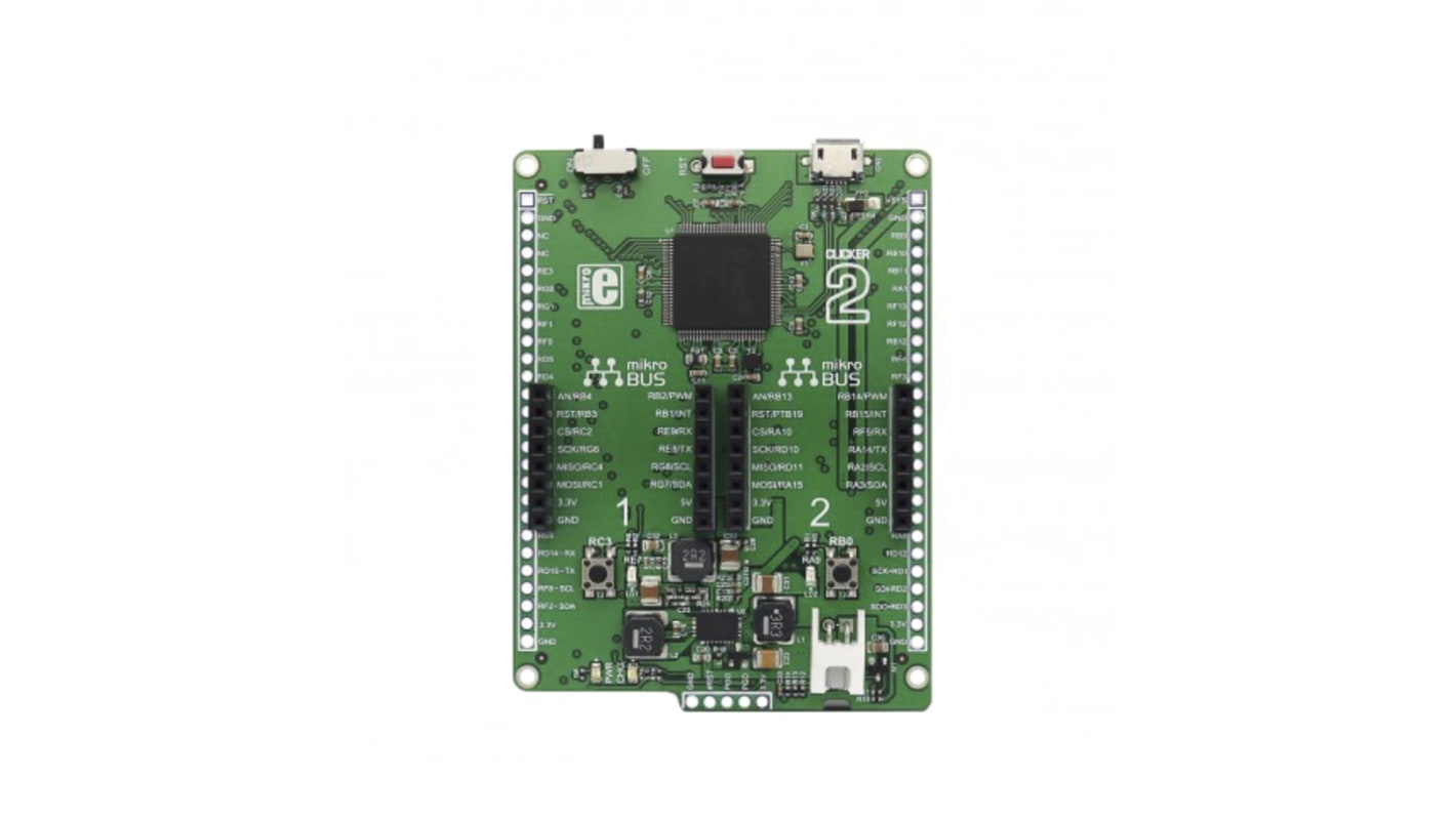 MikroElektronika MikroBUS开发板, PIC32MZ处理器, Clicker 2 for PIC32MZ