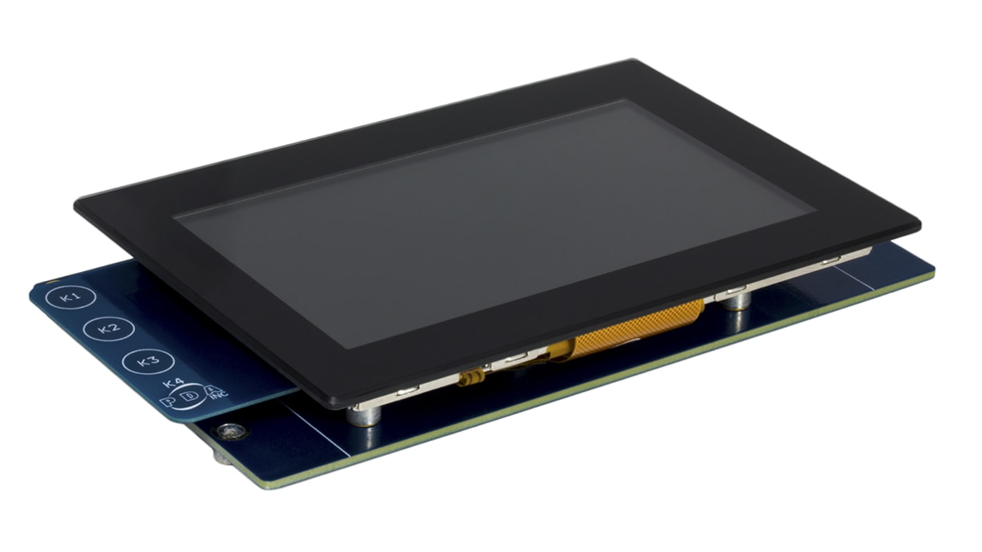 マイクロチップ,  ディスプレイボード 4.3インチ 評価モジュール AC320005-4, DM320005-2 WQVGA Display Module with maXTouch