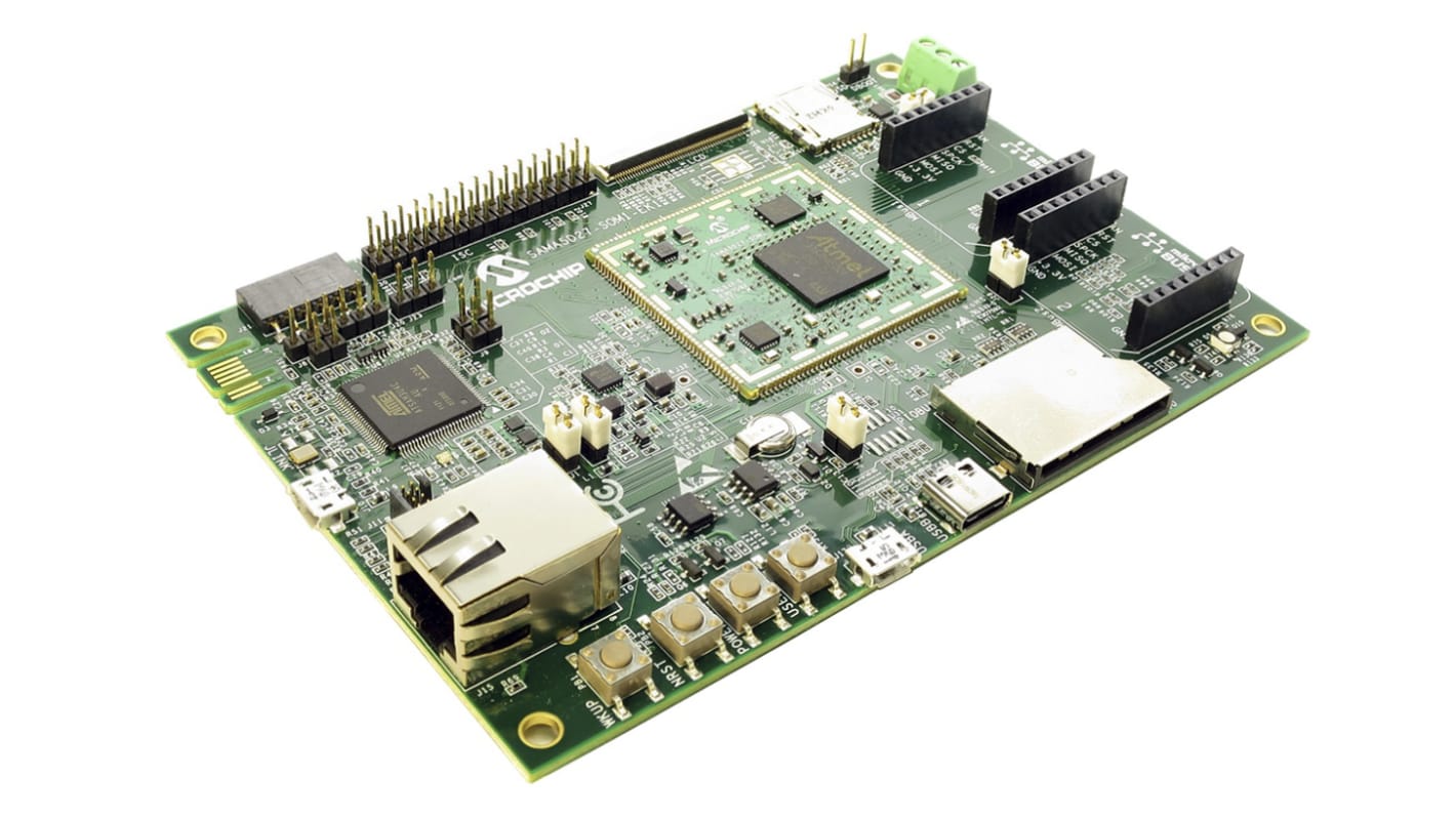 Kit de evaluación SAMA5D27 SOM1 de Microchip