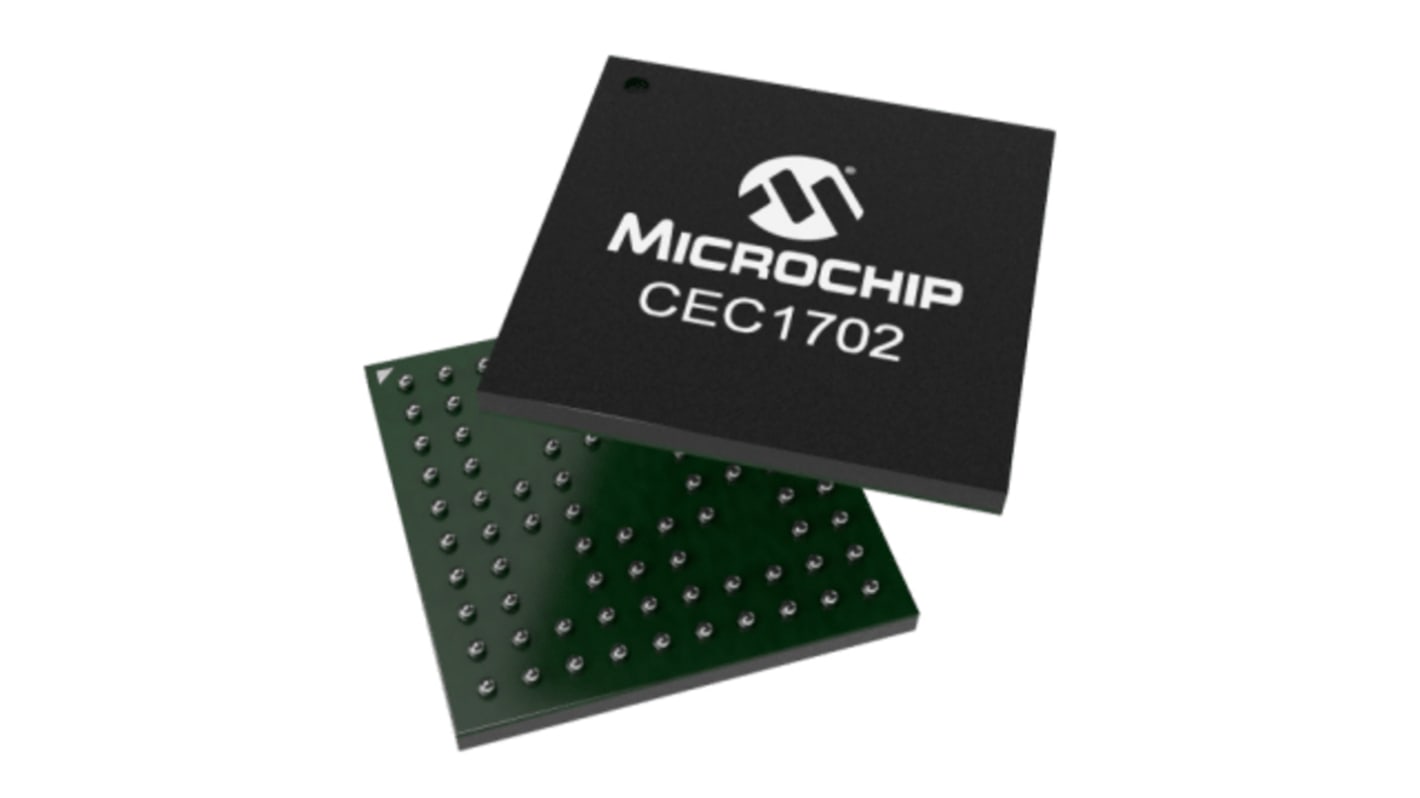 Microchip, 32bit ARM Cortex M4, CEC1702Q Microcontroller, 48kHz, 64 kB Flash, 84-Pin WFBGA