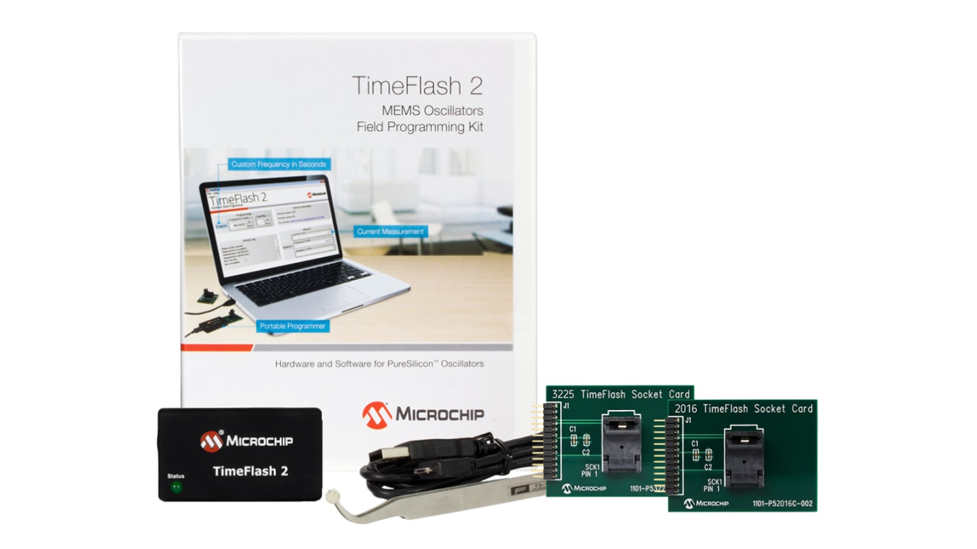 Programador Oscilador Microchip Time Flash2 - DSC-TIMEFLASH2-KIT2