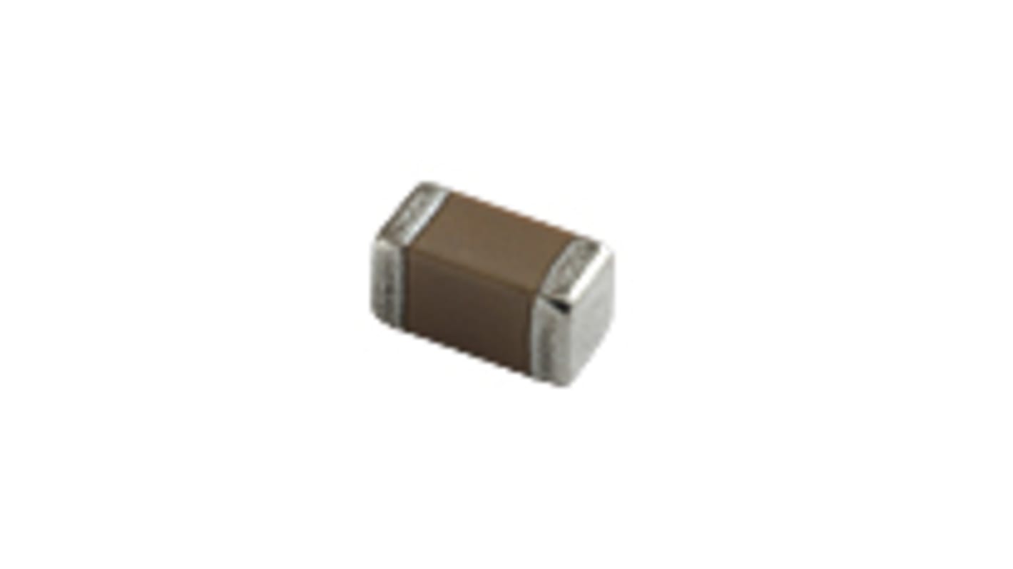 Murata 10μF Multilayer Ceramic Capacitor MLCC, 50V dc V, ±20% , SMD