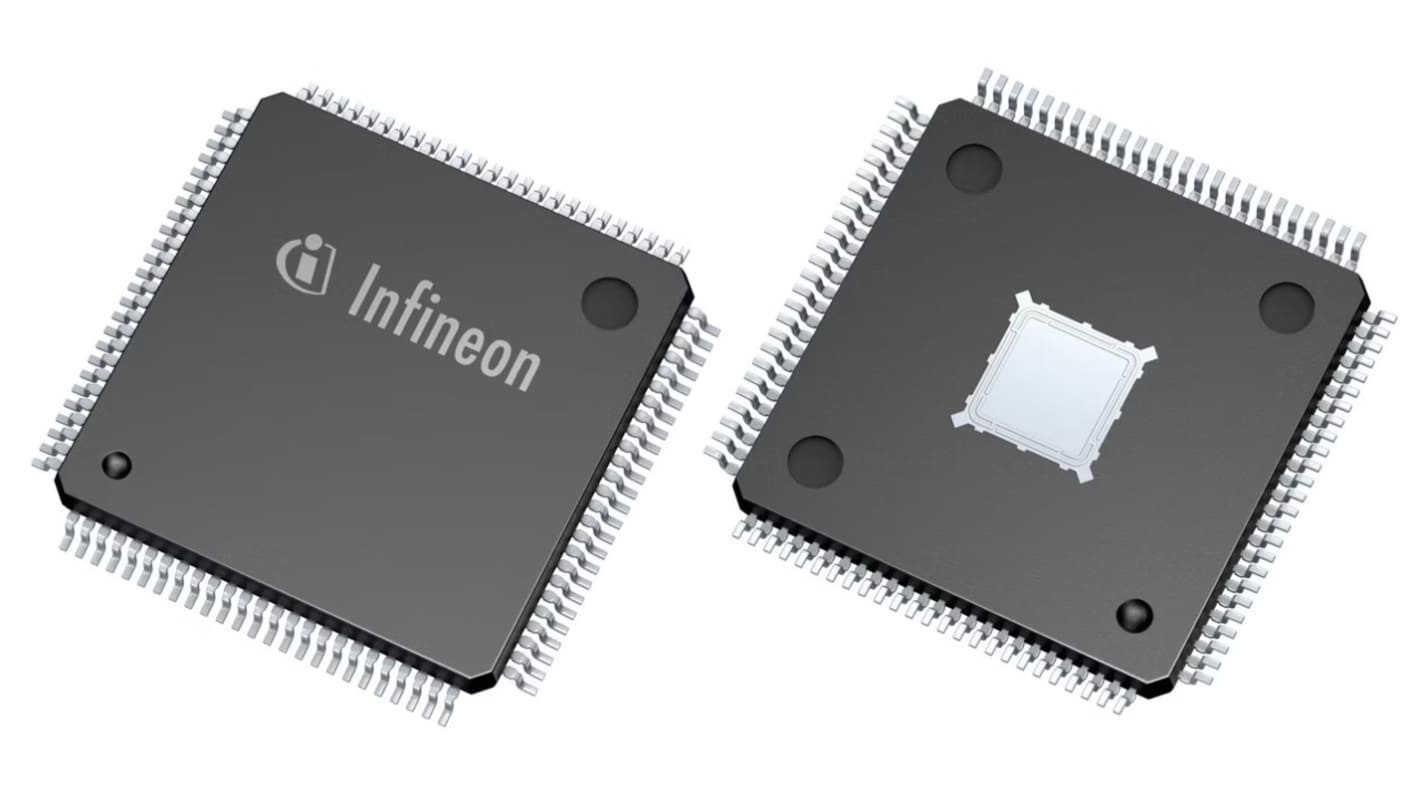 Infineon, 32bit ARM Cortex M4, XMC4000 Microcontroller, 120MHz, 1.024 MB Flash, 100-Pin LQFP