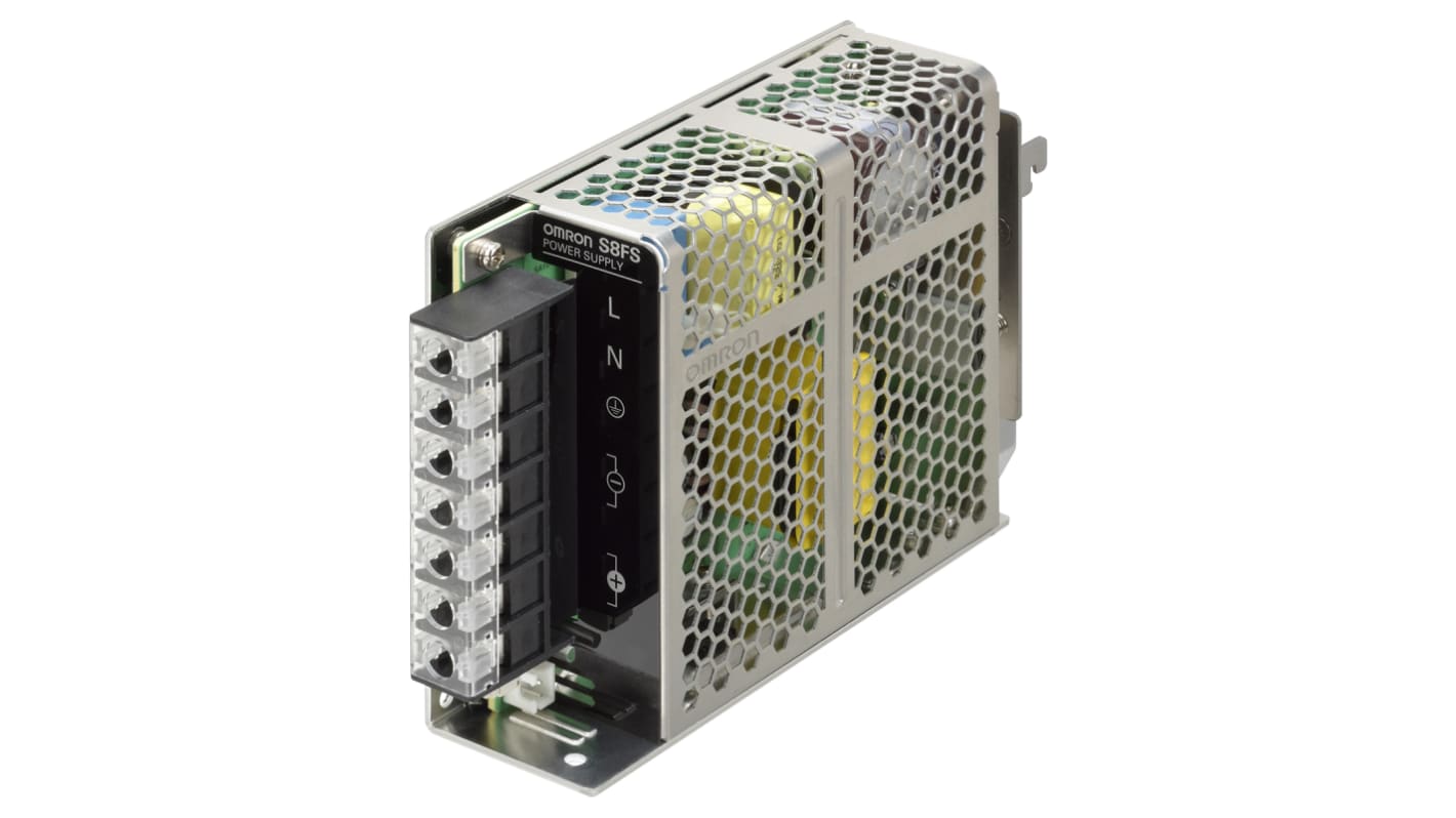 Omron S8FS-G Switched Mode DIN Rail Power Supply, 100 → 240V ac ac Input, 12V dc dc Output, 4.3A Output, 50W