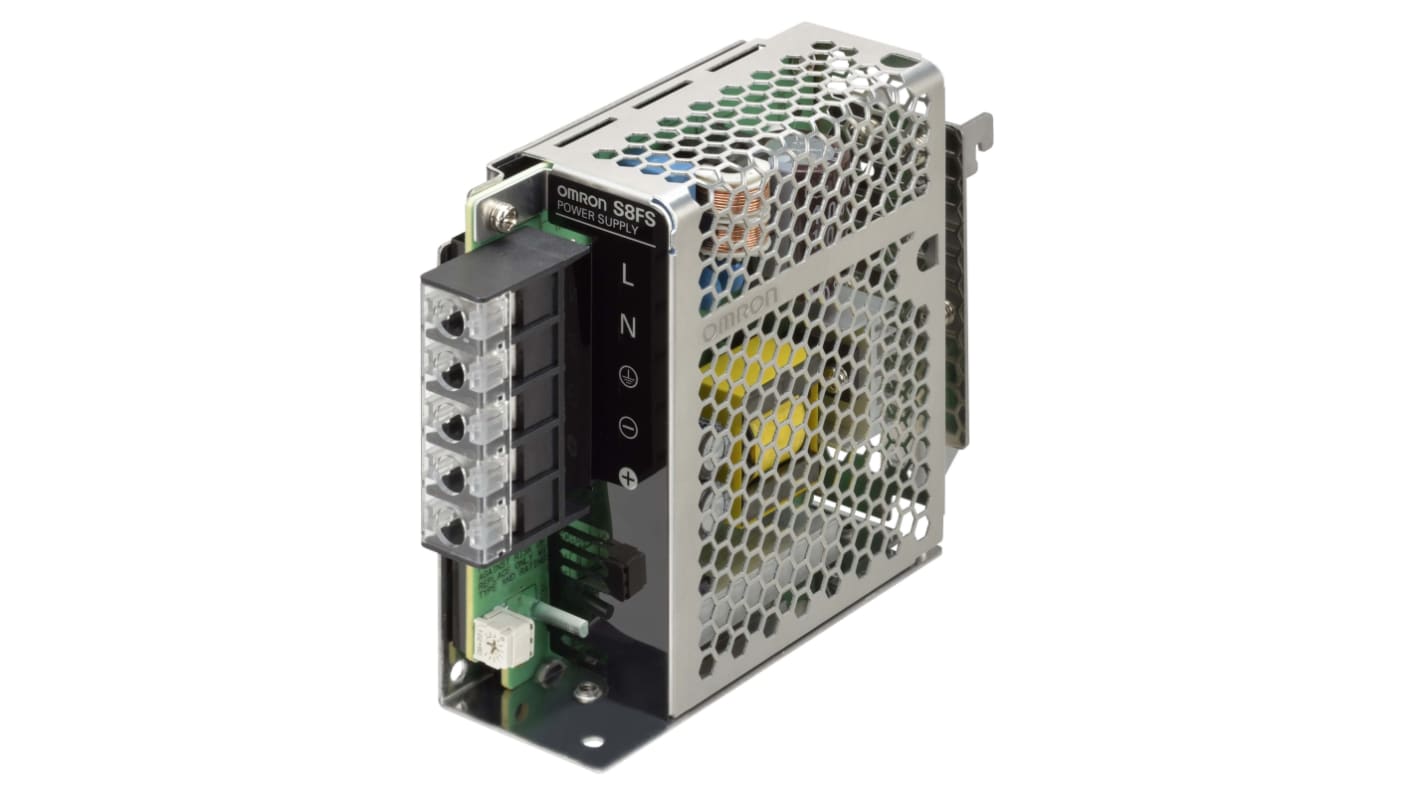 Omron S8FS-G Switched Mode DIN Rail Power Supply, 100 → 240V ac ac Input, 24V dc dc Output, 2.2A Output, 50W