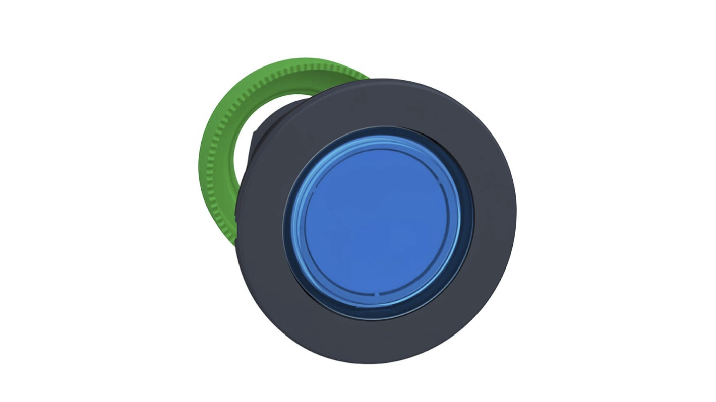 Schneider Electric Harmony Series Blue Momentary Push Button Head, 30mm Cutout, IP66, IP67, IP69K