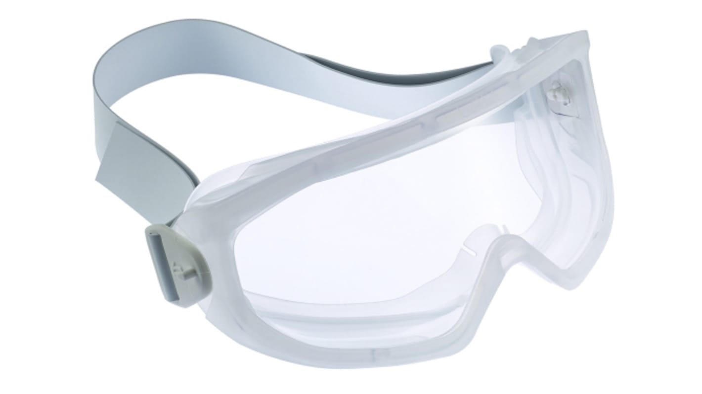 Bolle Safety SUPERBLAST AUTOCLAVE, Scratch Resistant Anti-Mist Safety Goggles with Clear Lenses