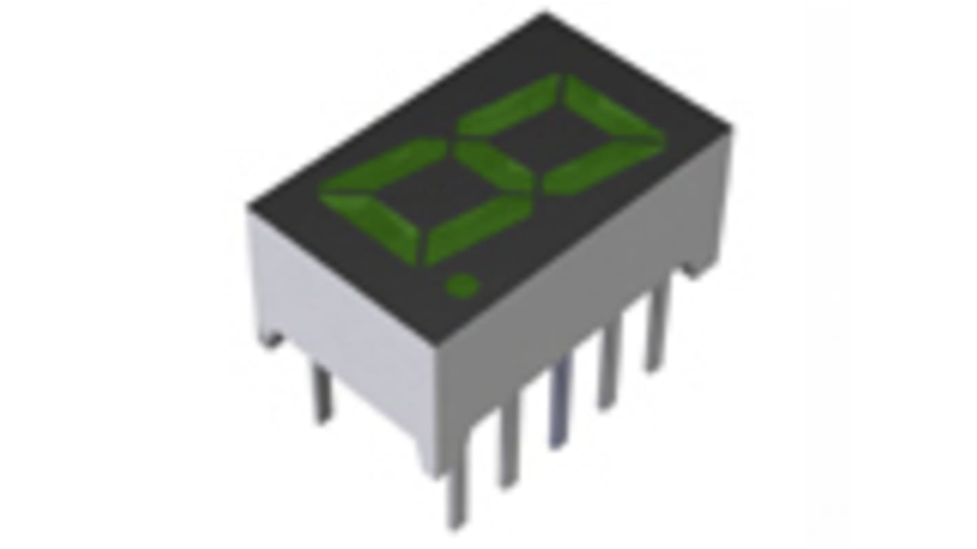 LAP-301ML ROHM LED LED Display, CC Green 100 mcd RH DP 8mm