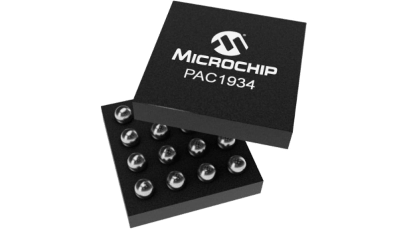 Microchip PAC1934T-I/J6CX, Current Sensor IC 16-Pin, WLCSP