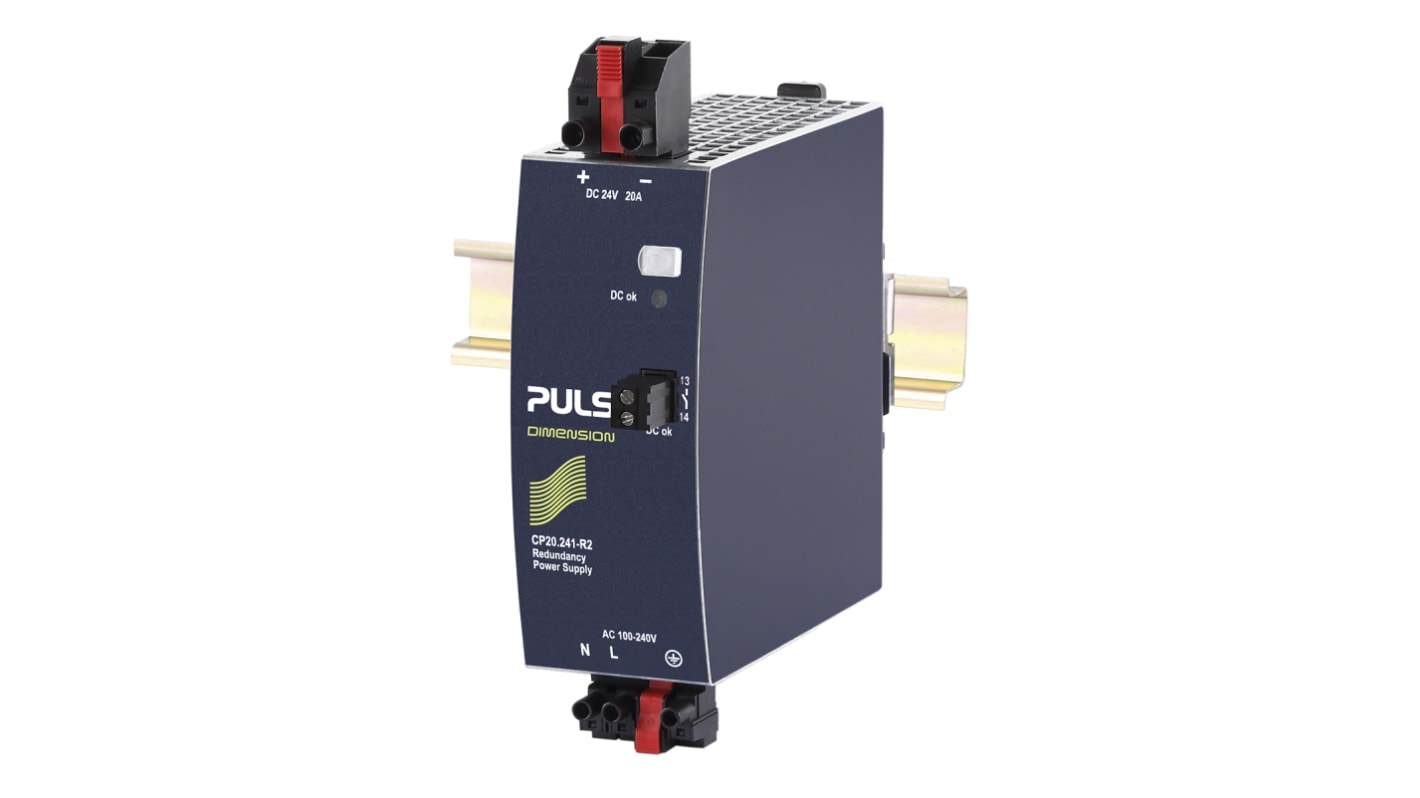 Modulo a ridondanza PULS, 24V cc, 20A, 100 → 240V ca, 480W