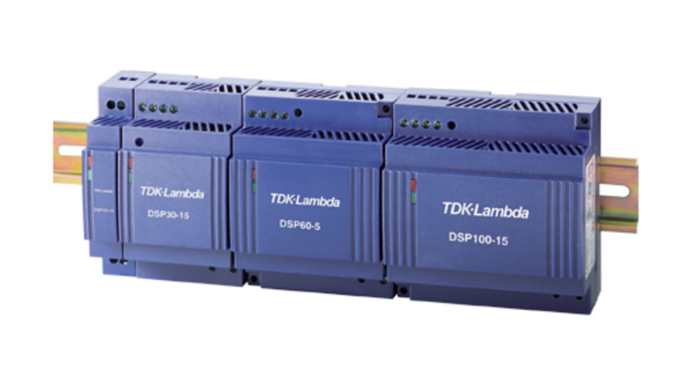 TDK-Lambda DSP DIN-Schienen Netzteil Getaktet 5V dc / 7A 60W 90 → 264 V ac / 120 →370V dc
