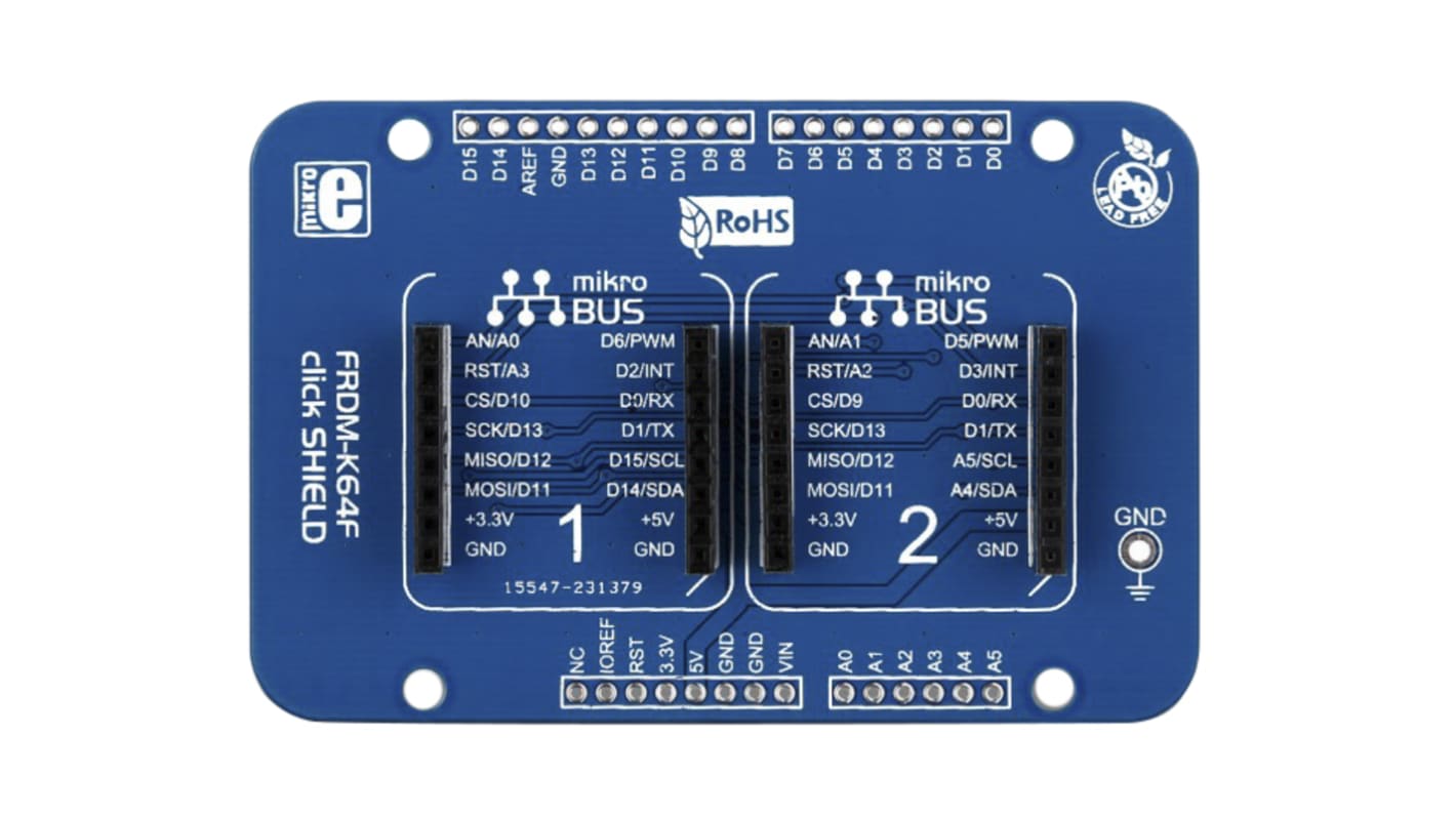 MikroElektronika FRDM K64 Click Shield Entwicklungskit