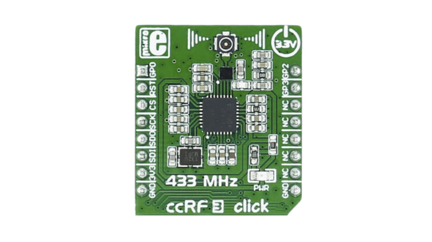 MikroElektronika , GPIO, 射频收发器, SPI