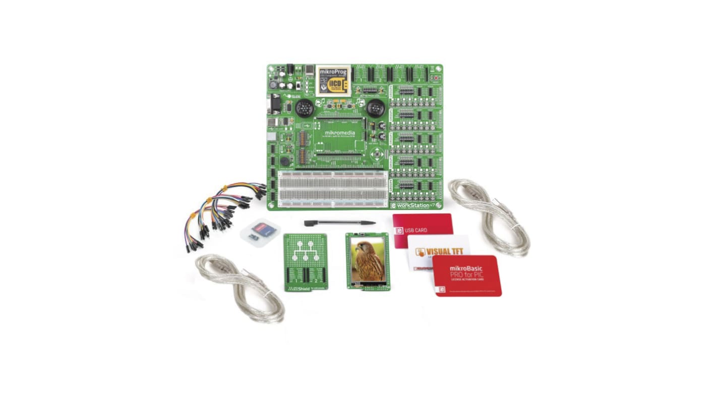 MikroElektronika MIKROE-2638, mikroLAB for Mikromedia - PIC18FJ TFT Development Board