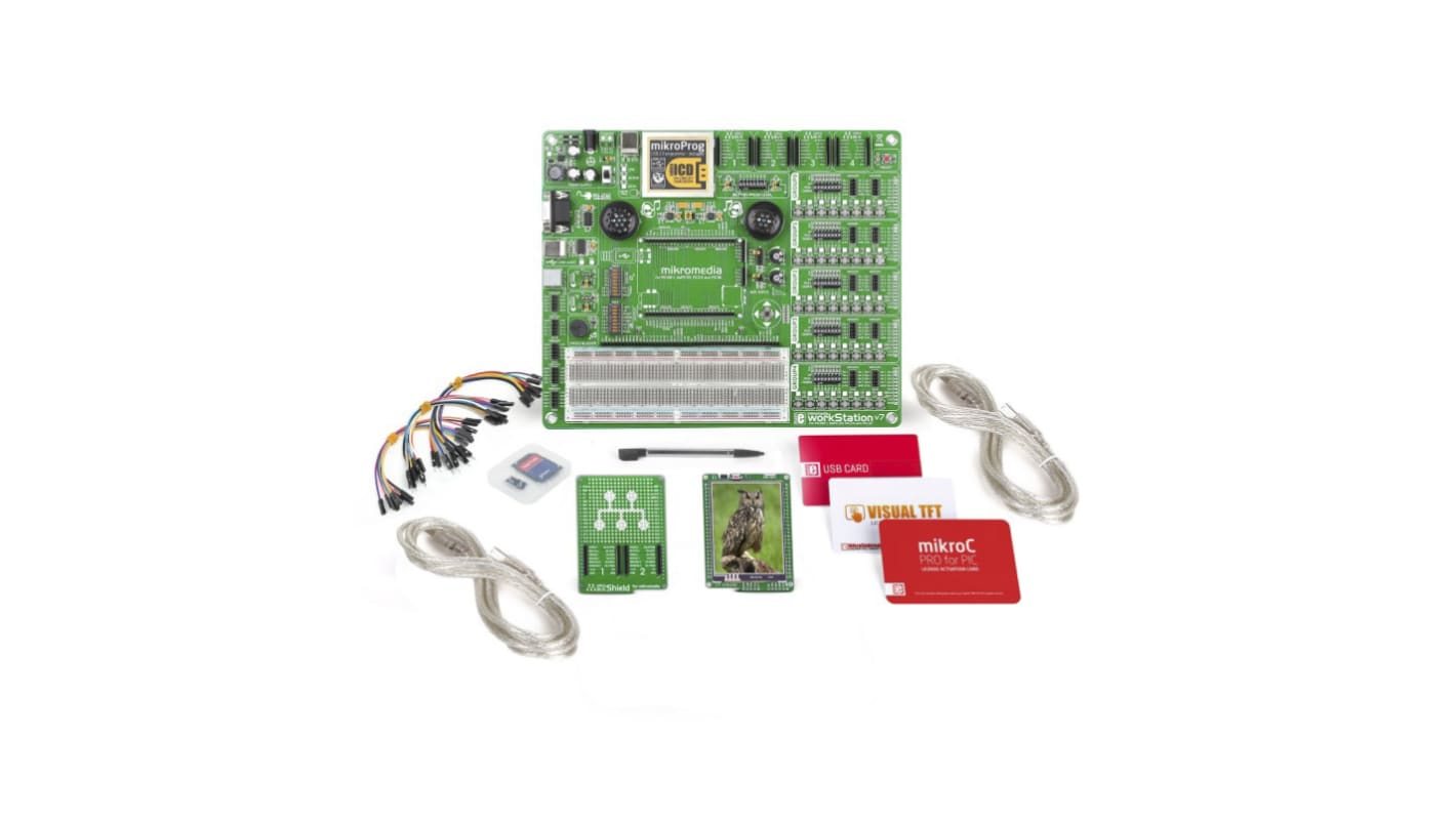 MikroElektronika MIKROE-2640, mikroLAB for Mikromedia - PIC18FK TFT Development Board