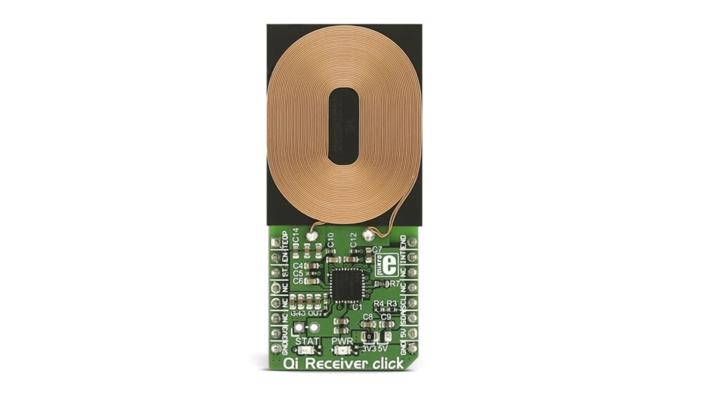 MikroElektronika 单片机开发板, P9025AC处理器, Qi Receiver Click