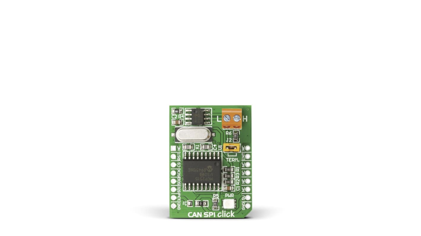 MikroElektronika 开发套件 附加板, CAN, GPIO, SPI