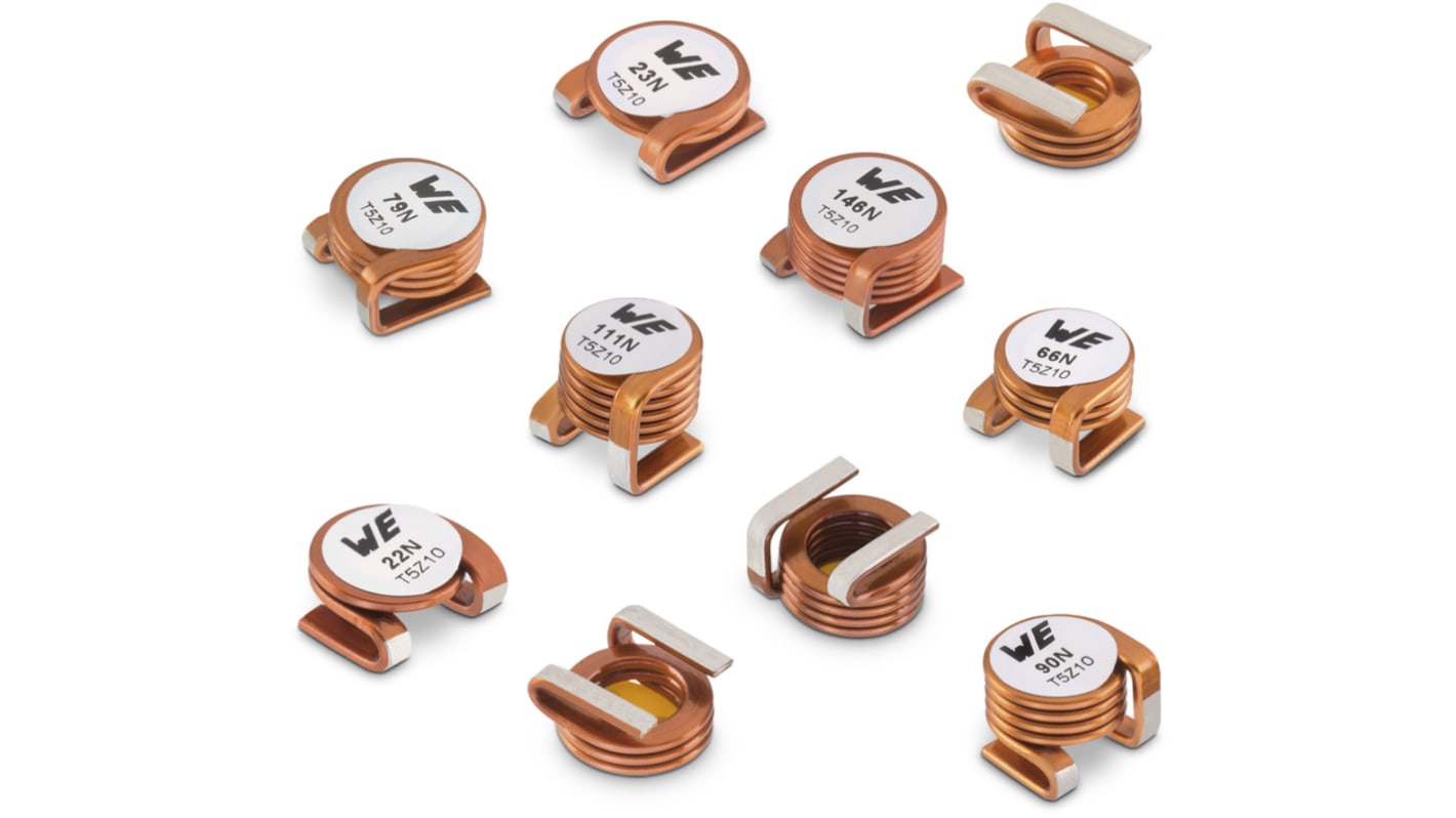 Wurth 46.5 nH ±20% Coil Inductor, Max SRF:581MHz, Q:223, 28A Idc, 1.62mΩ Rdc, WE-AC HC