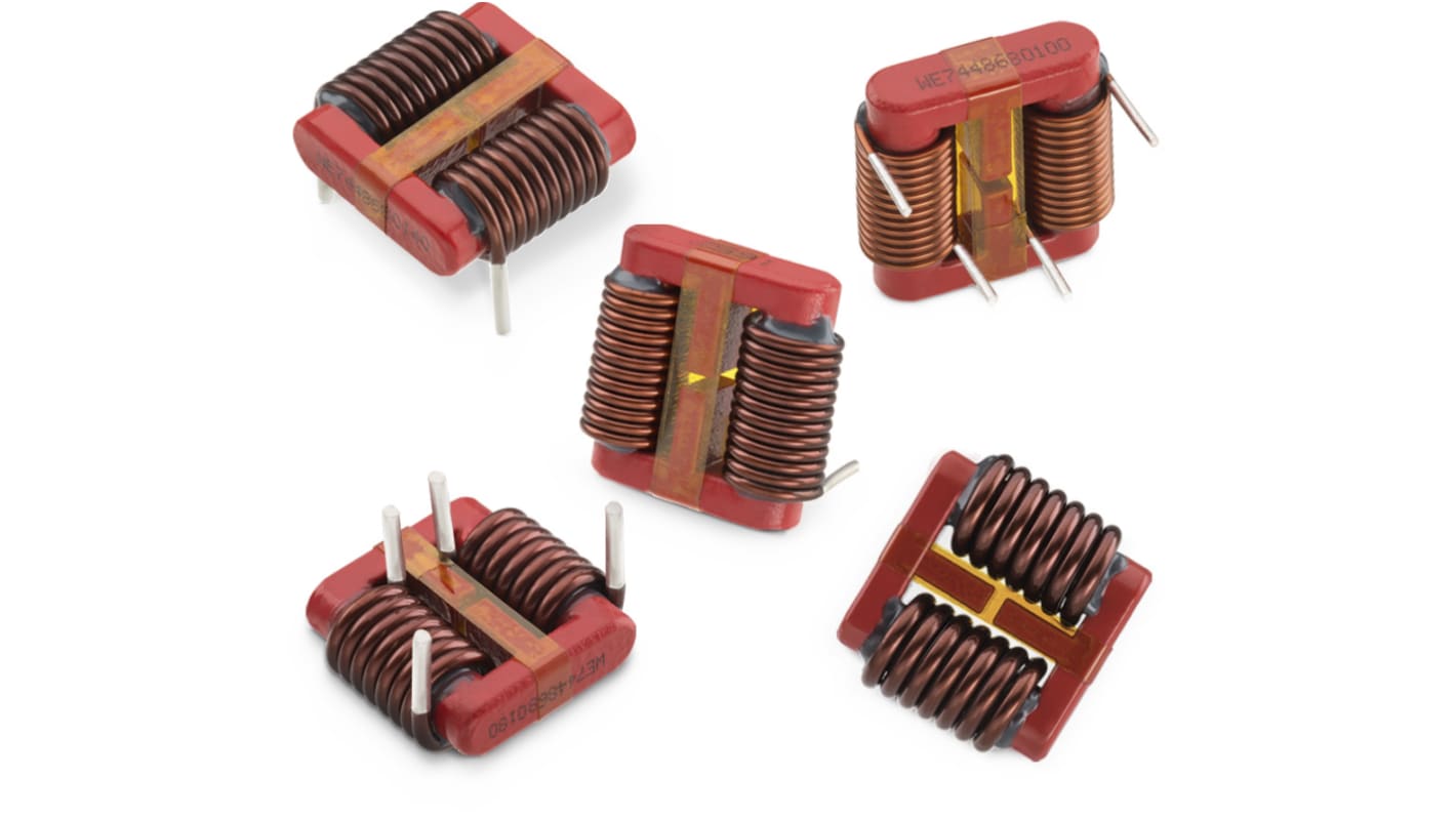 Inductance à mode commun Traversant série WE-LPCC Wurth Elektronik 450 μH, 10 A, 9.6mΩ