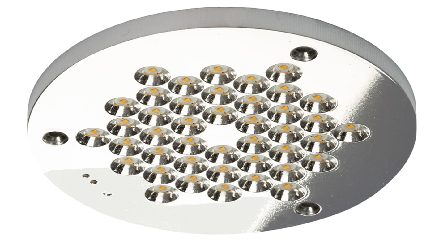 Plessey LED-Array Neutralweiß, 42-LEDs 46.5V, Ø 78mm 3250 lm-Typ, 4000K M2.5