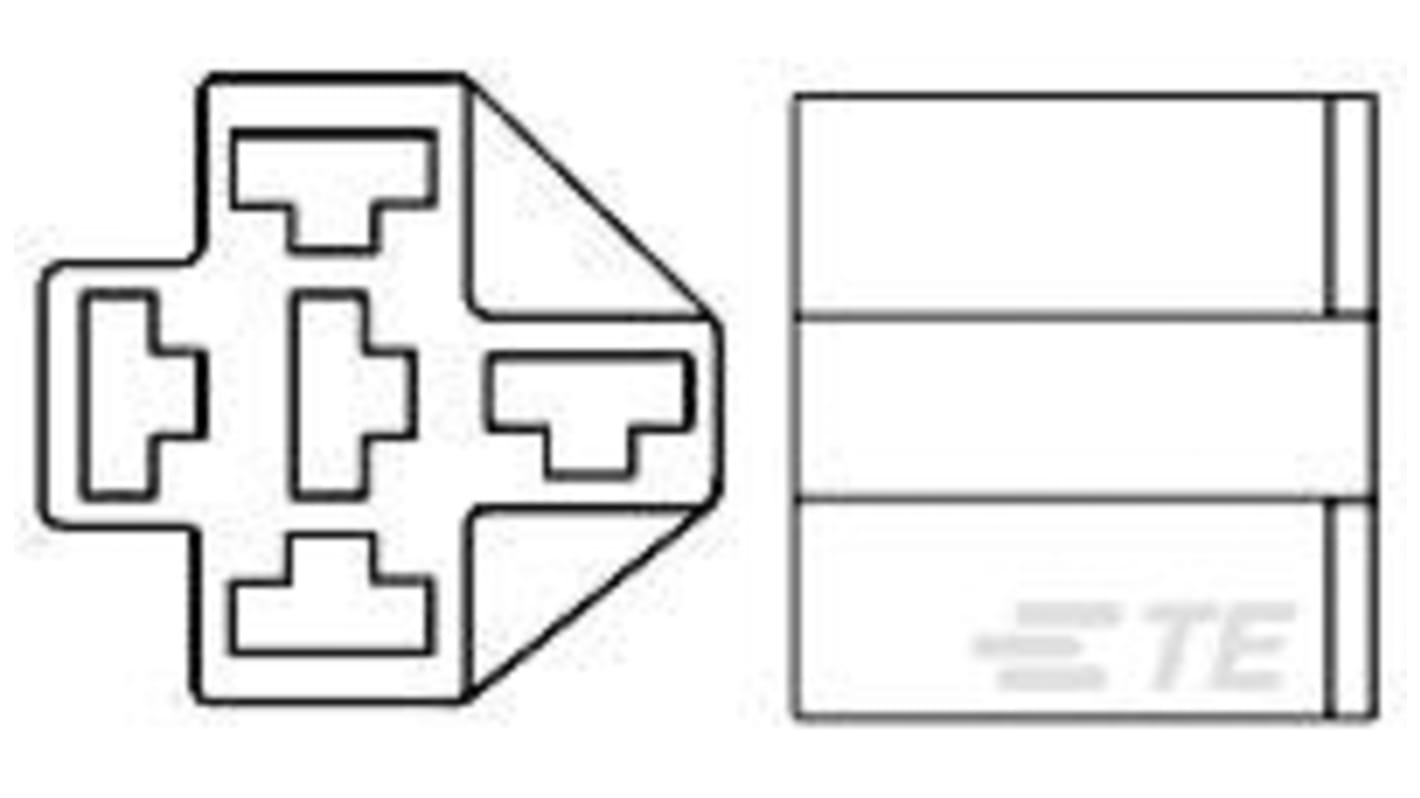 TE Connectivity 5 Pin Relay Socket, for use with Mini Relay