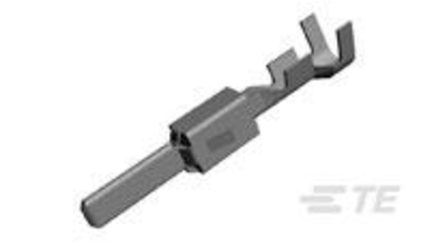 TE Connectivity Flachstecker Crimp-Anschlussklemme, Stecker, 0.5mm² / 1mm², Zinn Crimpanschluss