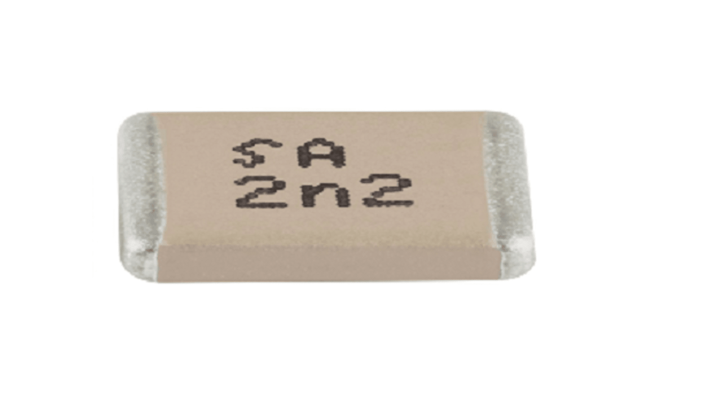 Syfer Technology 470nF Multilayer Ceramic Capacitor MLCC, 50V dc V, ±5% , SMD