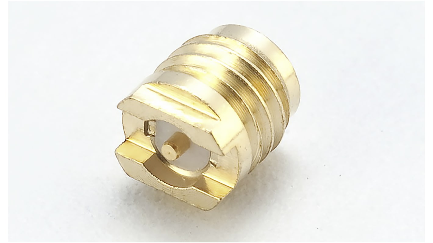 RS PRO Female, Male Surface Mount MCX Connector, 50Ω, Solder Termination, Straight Body