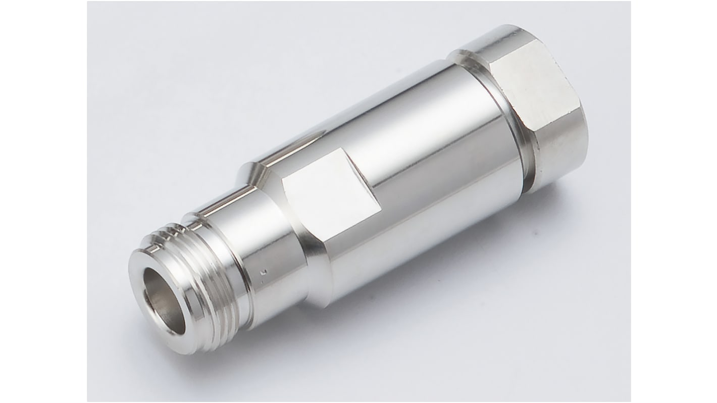 RS PRO Stecker Koaxialsteckverbinder N-Steckverbinder, Kabelmontage Löt-Anschluss, 50Ω, Standard, Gerade