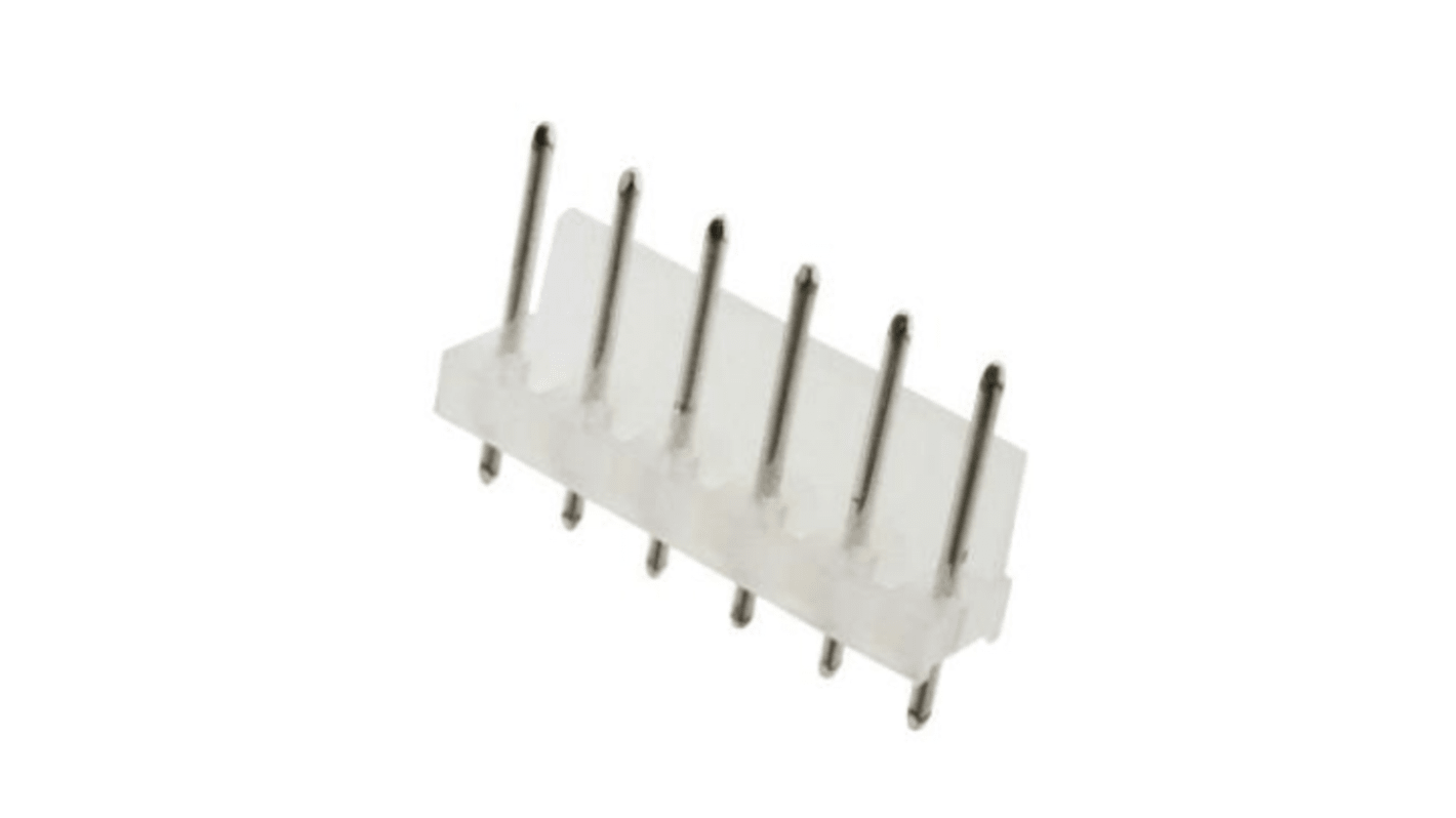 Molex KK 508 Series Straight Through Hole Pin Header, 4 Contact(s), 5.08mm Pitch, 1 Row(s), Unshrouded