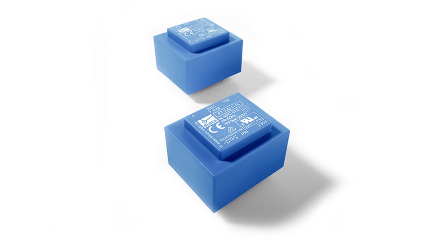 Block 18V ac 2 Output Through Hole PCB Transformer, 22VA