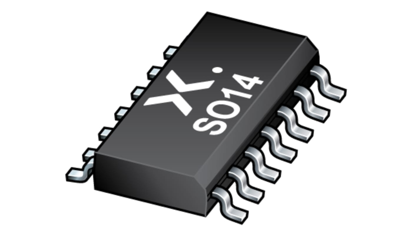 Gate logico Quad AND Nexperia, 2 V → 6 V, 14 Pin, SOIC