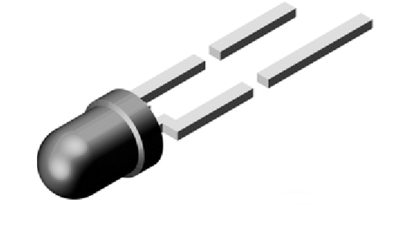 LED Arancione Vishay, PCB, 2,6 V, 3 mm (T-1)