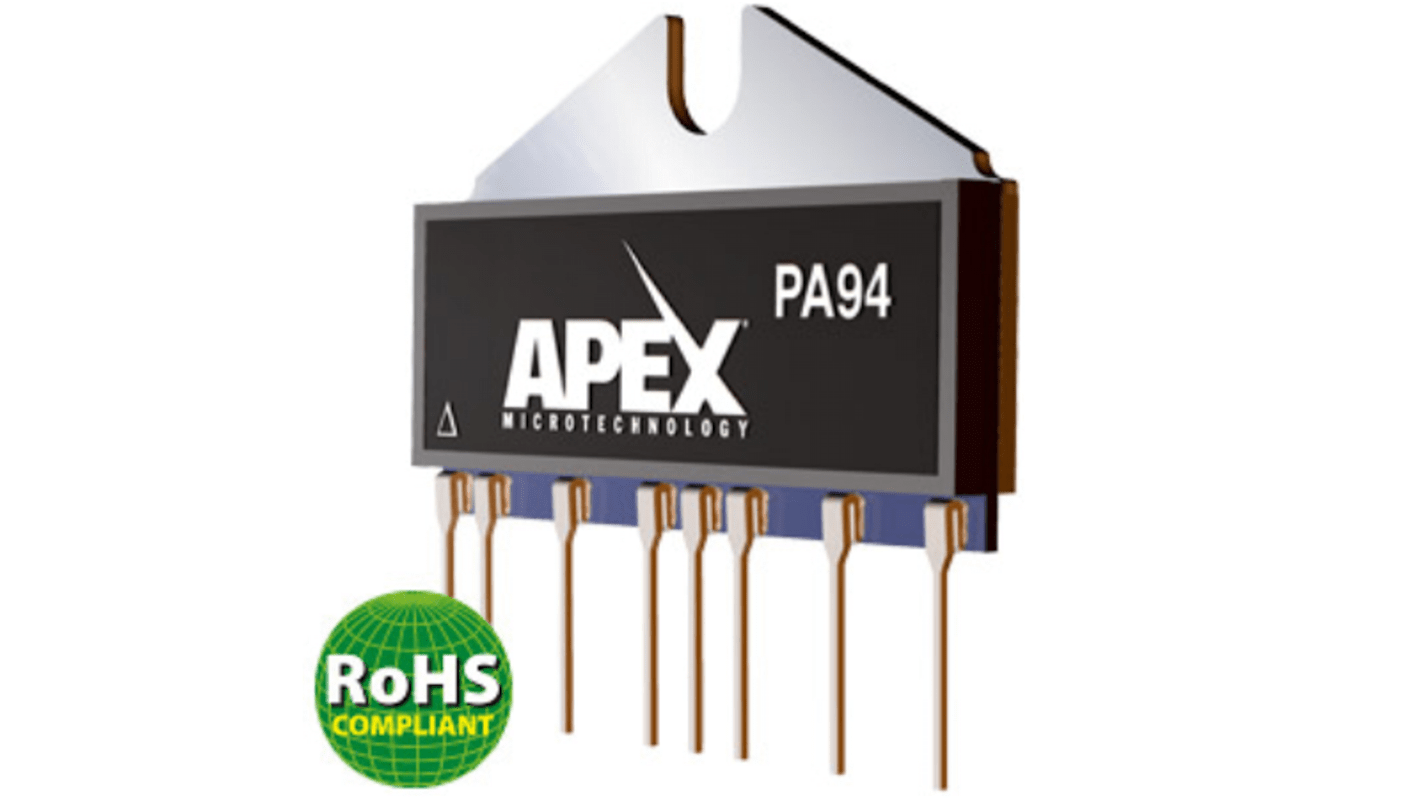 PA94 Apex, Op Amp, 140MHz, 8-Pin SIP