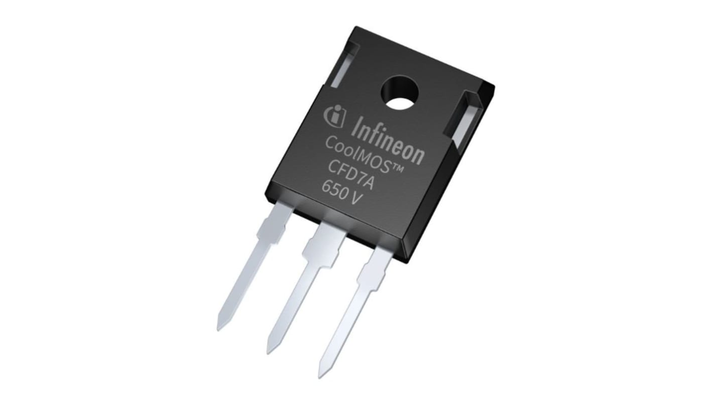 Infineon Nチャンネル MOSFET250 V 64 A 表面実装 パッケージD2PAK (TO-263) 3 ピン