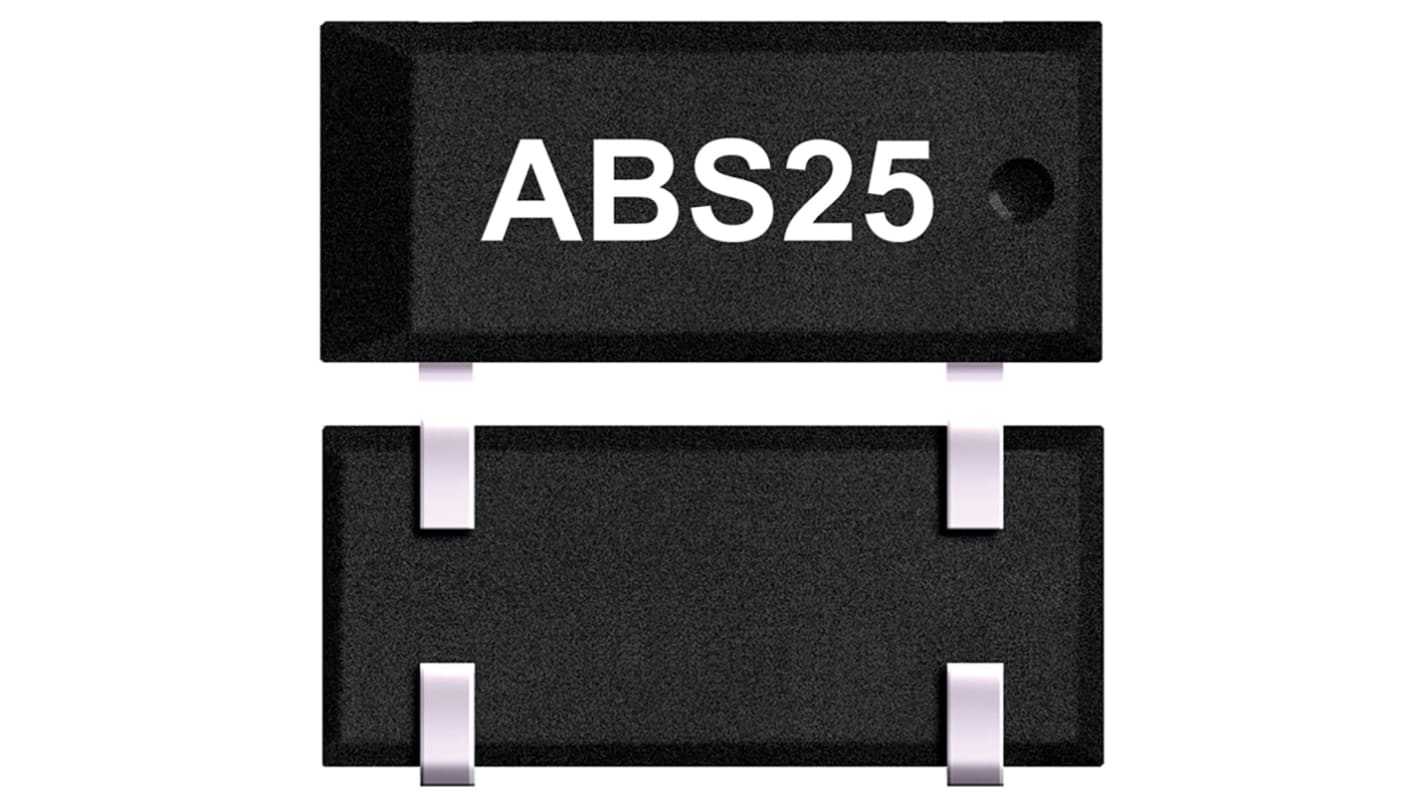 Abracon 32.768kHz Crystal Unit ±10ppm SMD 4-Pin 8 x 3.8 x 2.5mm