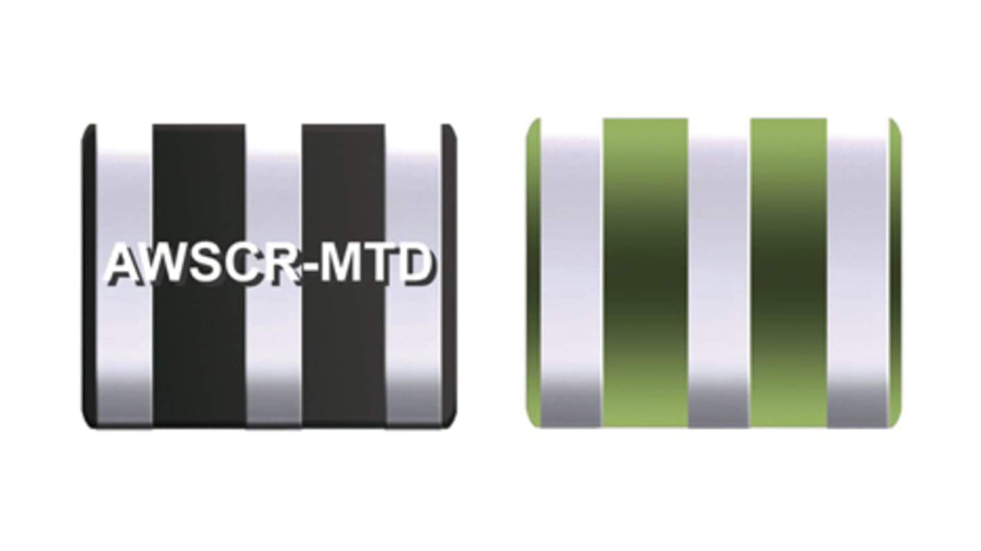 AWSCR-16.00MTD-T, Ceramic Resonator, 16MHz 22pF, 3-Pin, 4.7 x 4.1 x 1.5mm